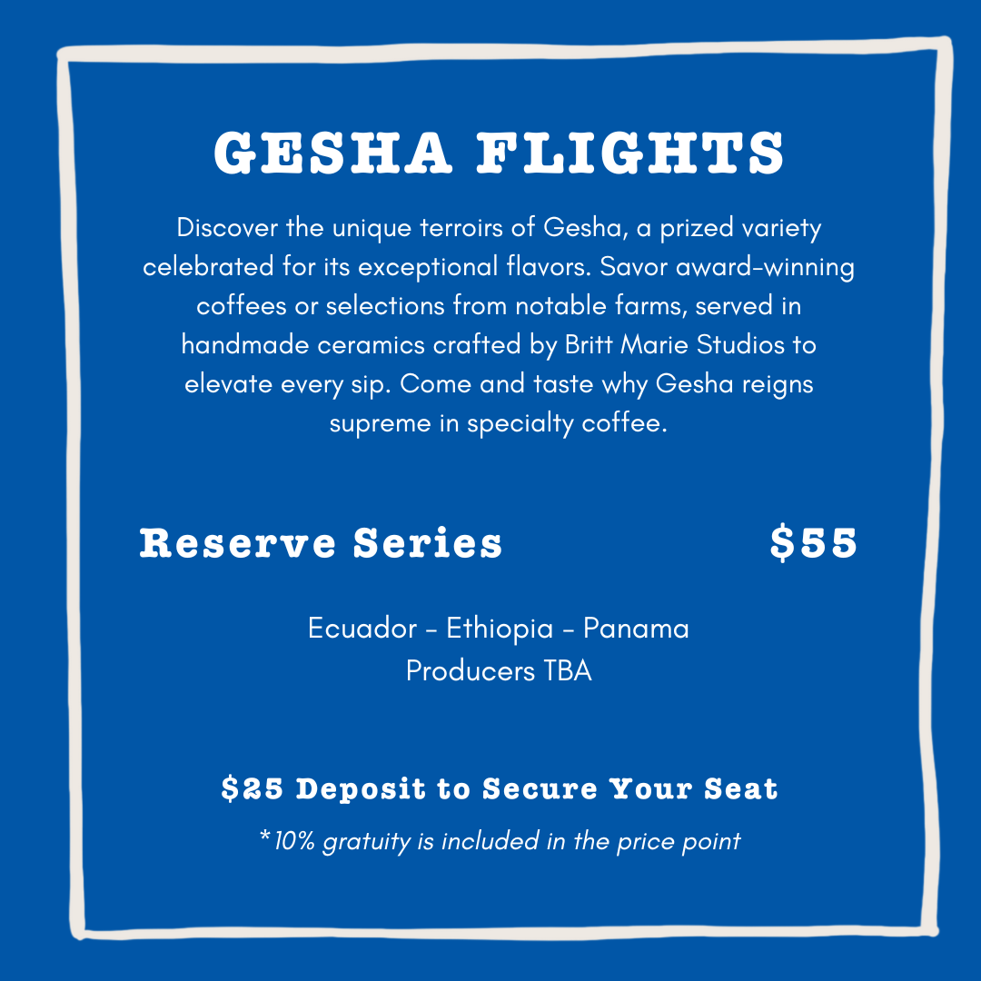 Gesha Tasting Experience